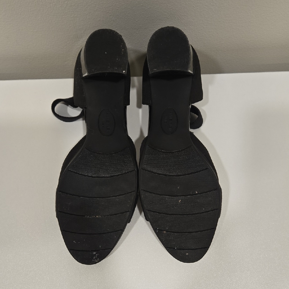 Anne Klein Black Heeled Sandals - Picture 9 of 16